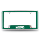 Illinois Wesleyan Titans All Over Chrome License Plate Frame