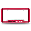 Lewis University Flyers All Over Chrome License Plate Frame