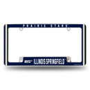 Illinois-Springfield Prairie Stars All Over Chrome License Plate Frame