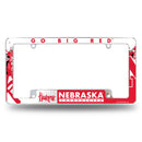 Nebraska All Over Chrome Frame