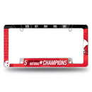 Nebraska University 5 Time College Football Champs All Over Chrome Frame