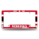 Nebraska Cornhuskers Peanuts Game Day All Over Chrome Frame