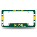 North Dakota State Bison Peanuts Game Day All Over Chrome Frame