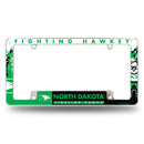 North Dakota University All Over Chrome Frame