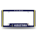 Augustana Vikings All Over Chrome License Plate Frame