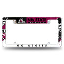 New Mexico State All Over Chrome Frame (Top Oriented)