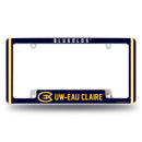 Wisconsin - Eau Claire Alternate Design All Over Chrome Frame - Bottom Oriented