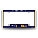 Northern Arizona Alternate Design All Over Chrome Frame - Bottom Oriented