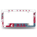 Washington State University All Over Chrome Frame