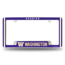 Washington University Alternate Design All Over Chrome Frame - Bottom Oriented