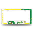 Oregon University - Tie Dye Design - All Over Chrome Frame (Bottom Oriented)
