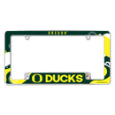 Oregon University Wave All Over Chrome Frame