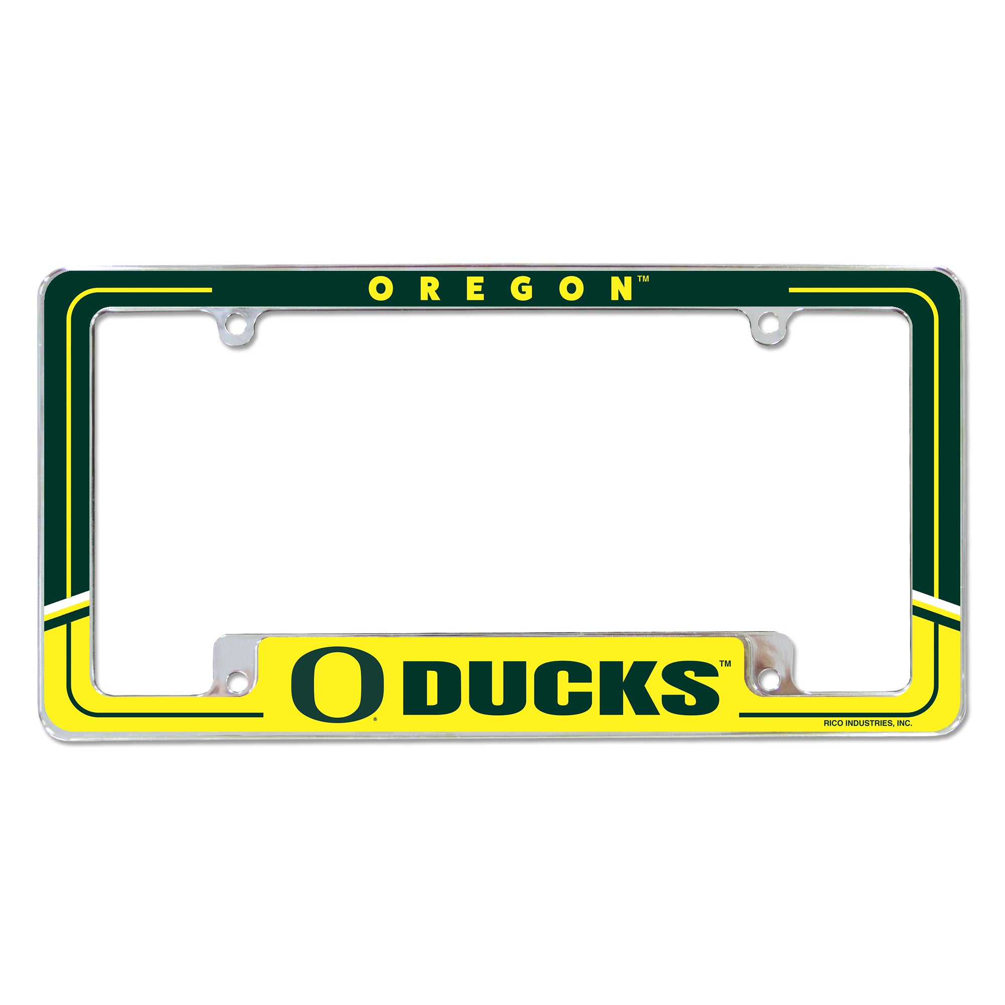 Oregon University Two-Tone All Over Chrome Frame