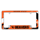 Oregon State Wave All Over Chrome Frame