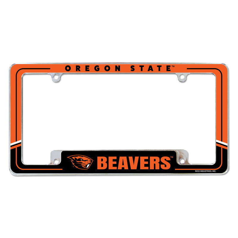 Oregon Border Frame Oregon State Two-Tone All Over Chrome Frame