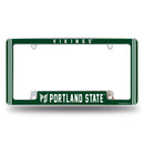 Portland State Vikings All Over Chrome License Plate Frame