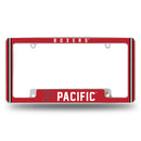 Pacific Boxers All Over Chrome License Plate Frame