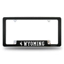 Wyoming University Carbon Fiber Design All Over Chrome Frame