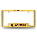 Wyoming University Alternate Design All Over Chrome Frame