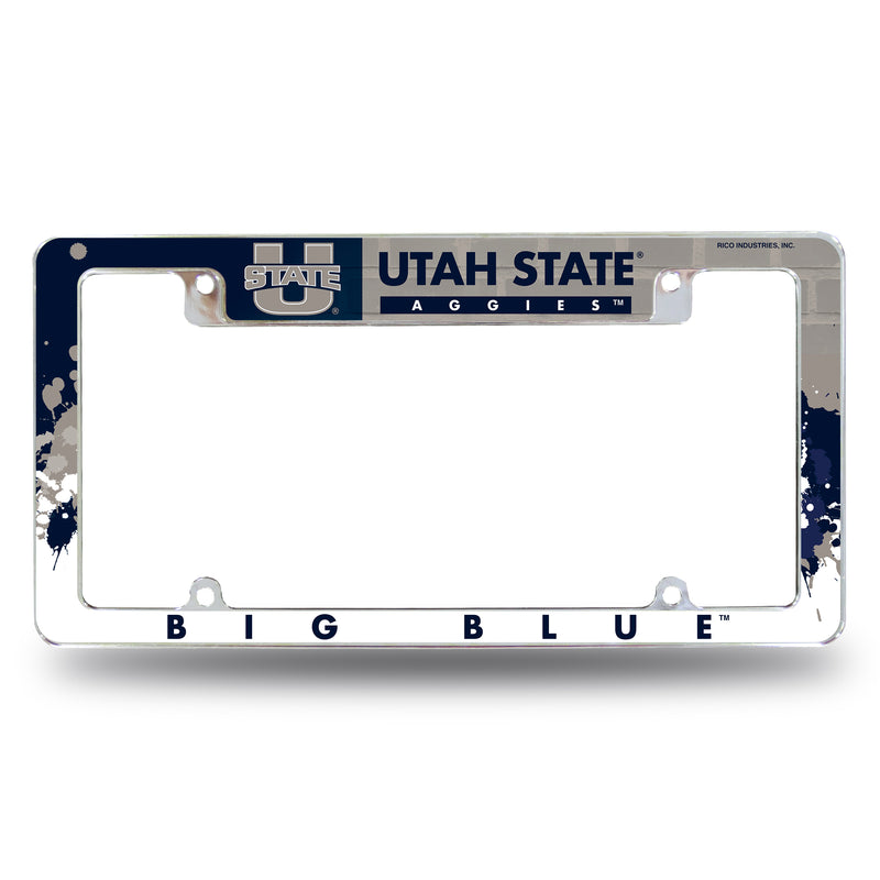 Utah State University All Over Chrome Frame (Top Oriented)