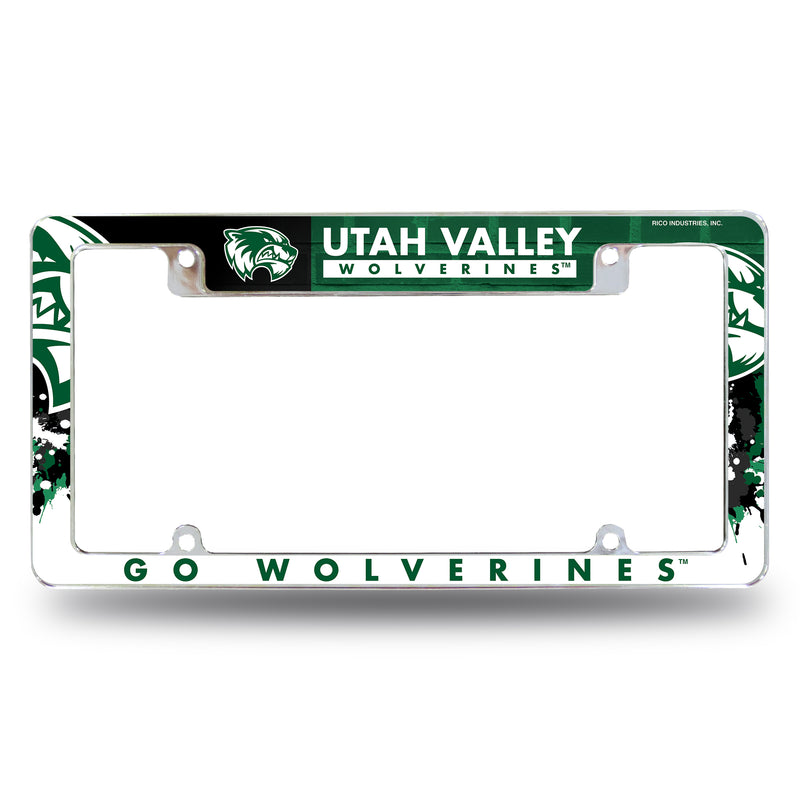 Utah Valley All Over Chrome Frame
