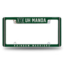 Hawaii Rainbow Warriors All Over Chrome License Plate Frame