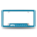 Hawaii Pacific Sharks All Over Chrome License Plate Frame
