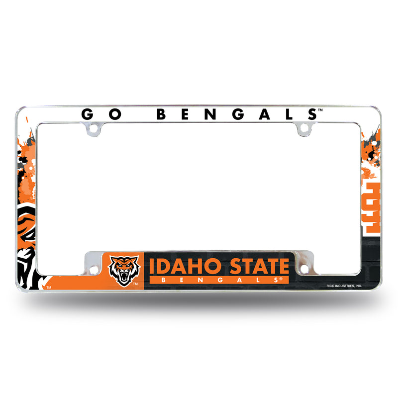 Idaho State University All Over Chrome Frame
