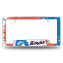 Thunder - Tie Dye Design - All Over Chrome Frame (Bottom Oriented)