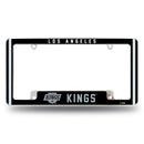 Los Angeles Kings Alternate Design All Over Chrome License Plate Frame - Classic