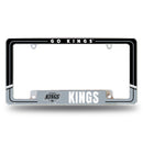 LA Kings Two-Tone All Over Chrome License Plate Frame
