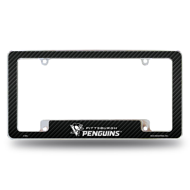 Penguins - Carbon Fiber Design - All Over Chrome Frame