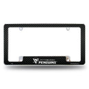 Penguins Carbon Fiber Design All Over Chrome Frame