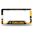 Penguins Wave All Over Chrome Frame
