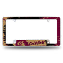 Cavaliers Tie Dye Design All Over Chrome Frame