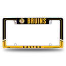 Boston Bruins Two-Tone Design All Over Chrome Frame