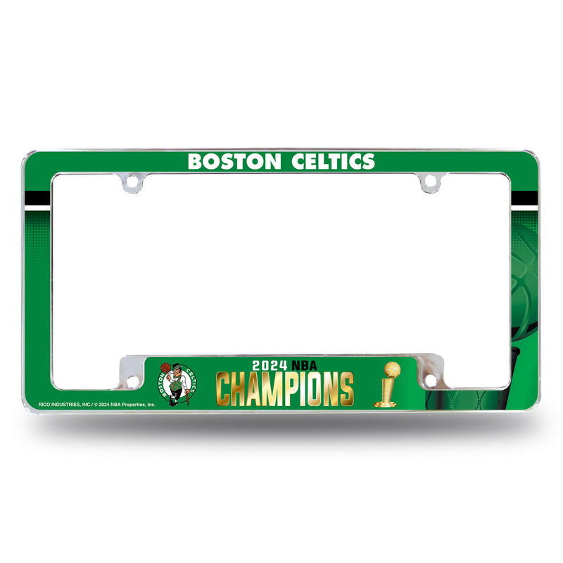 Boston Celtics 2024 NBA Champions All Over Chrome Frame