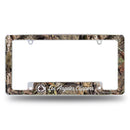 Los Angeles Clippers Mossy Oak BUC Camo Design All Over Chrome License Plate Frame