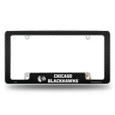 Blackhawks Carbon Fiber Design All Over Chrome Frame