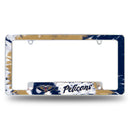 Pelicans Tie Dye Design All Over Chrome Frame