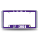 Kings - Sac Alternate Design All Over Chrome Frame - Bottom Oriented