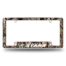 Stars / Mossy Oak Camo Break-Up Country All Over Chrome Frame (Bottom Oriented)