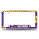Lakers 17X NBA Champs All Over Chrome Frame