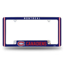 Canadiens Alternate Design All Over Chrome Frame - Bottom Oriented