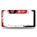 Devils - Tie Dye Design - All Over Chrome Frame (Top Oriented)
