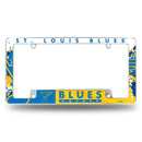 St. Louis Blues All Over Chrome License Plate Frame