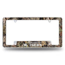 76Ers / Mossy Oak Camo Break-Up Country All Over Chrome Frame (Bottom Oriented)