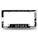 Spurs Wave All Over Chrome Frame