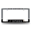 Spurs Two-Tone All Over Chrome Frame