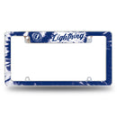 Lightning - Tie Dye Design - All Over Chrome Frame (Top Oriented)